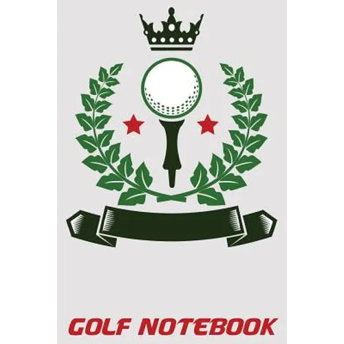Golf Notebook: 6x9 Golf Log Book with Scorecards and Monthly STATS Tracker - Paperback