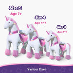 Model U Ride-On Unicorn Age 4-7 Pink