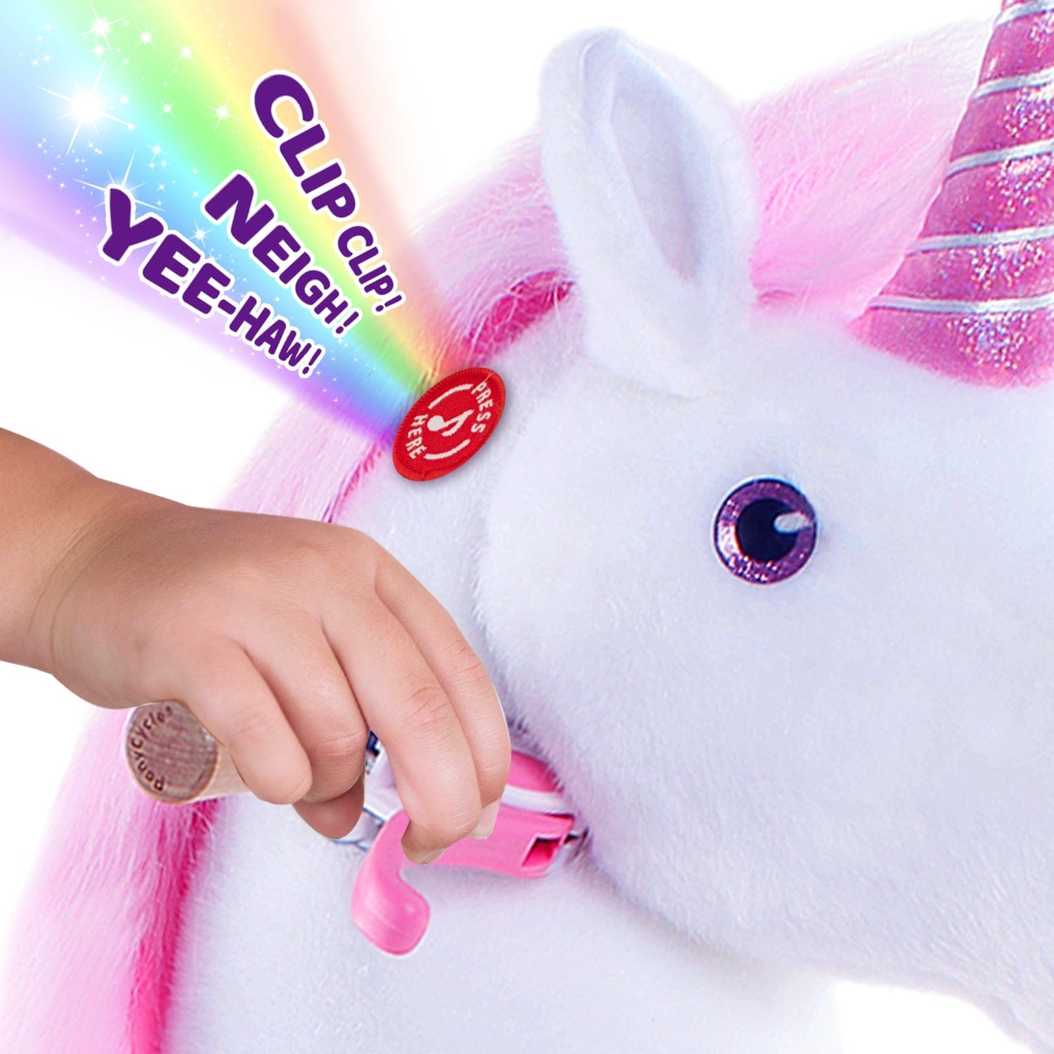 Model U Ride-On Unicorn Age 3-4 Pink