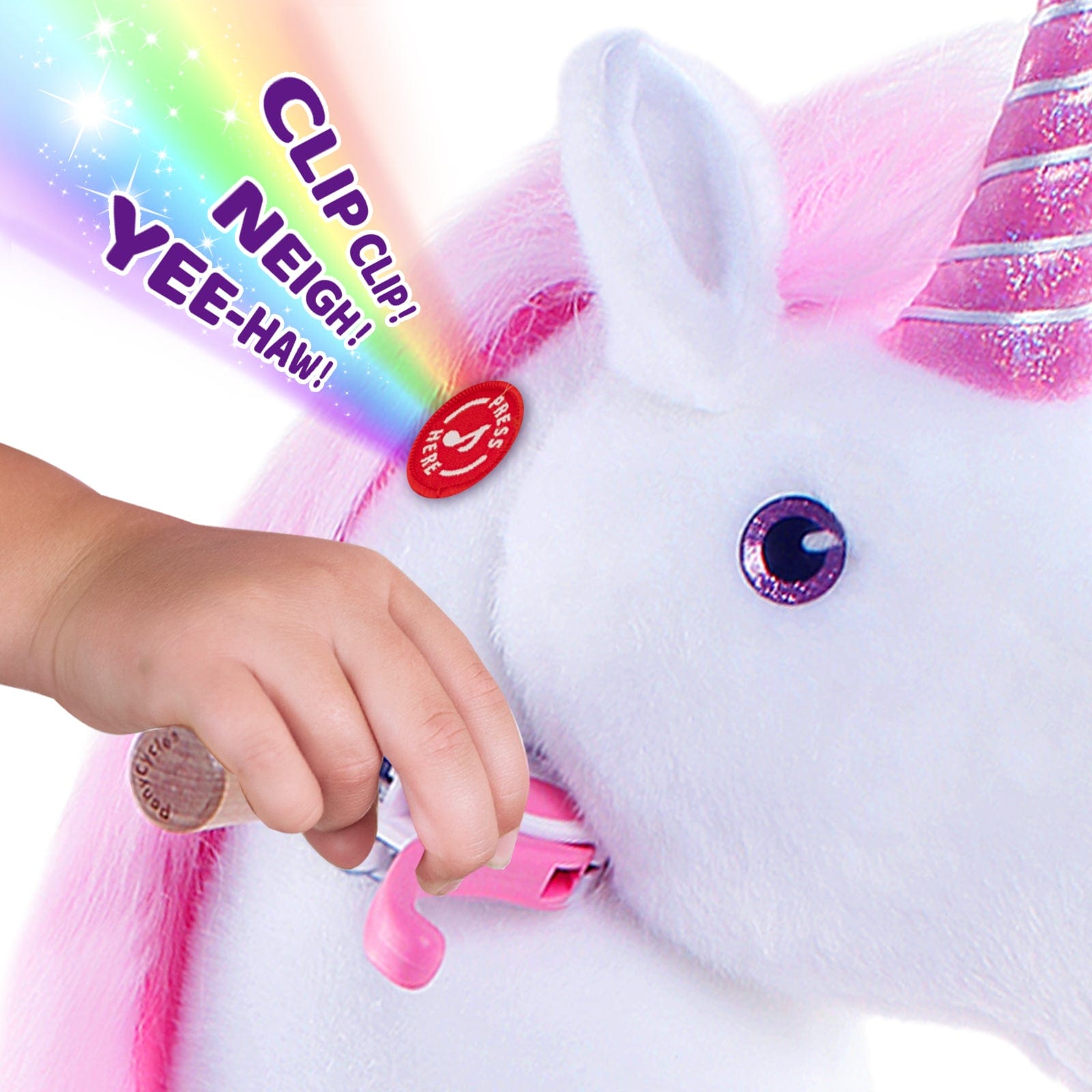 Model U Ride-On Unicorn Age 3-4 Pink