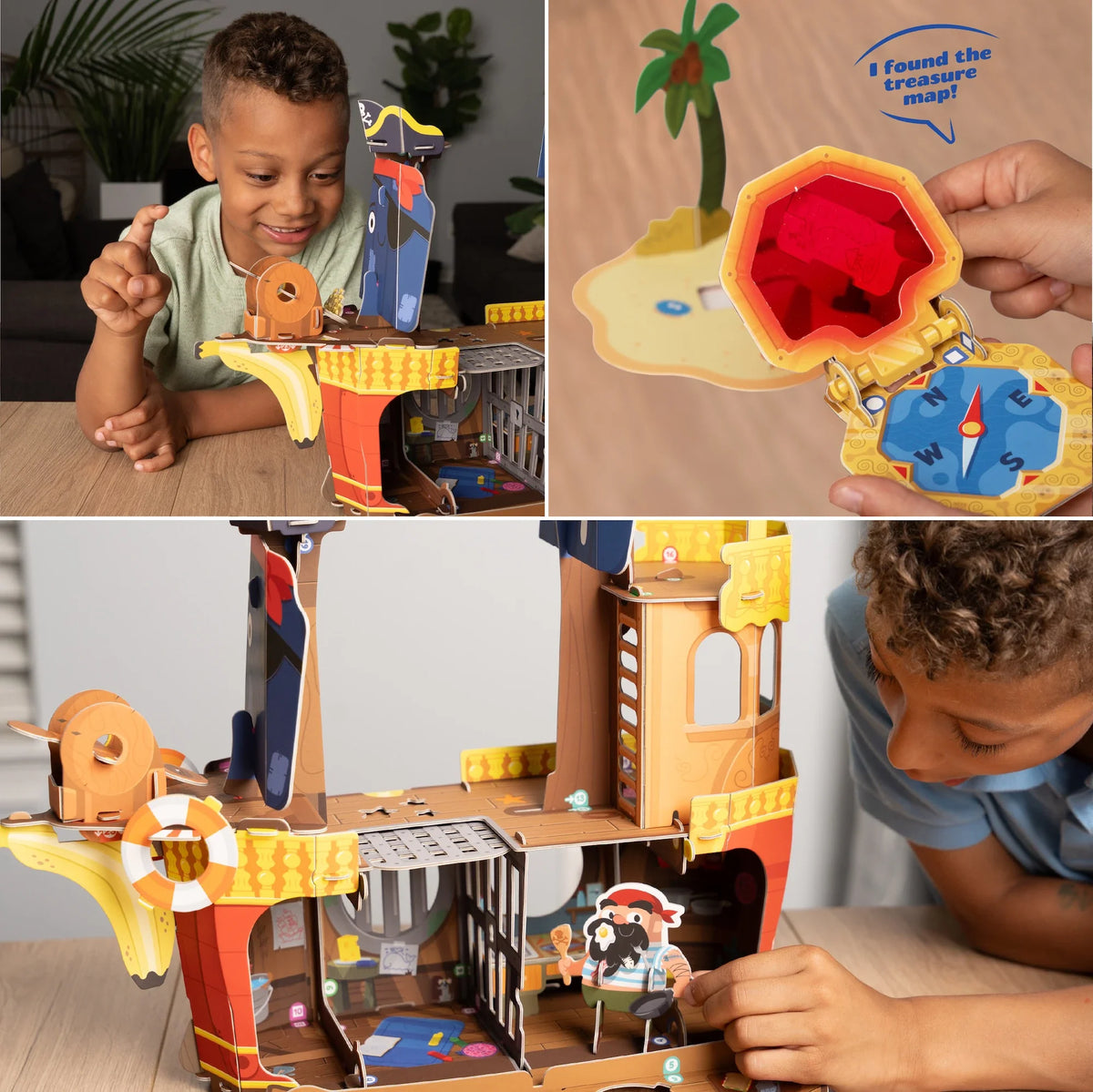 Banana-Rama Pirate Ship: Plucky Pirates Buildable Playset - Cindi Book