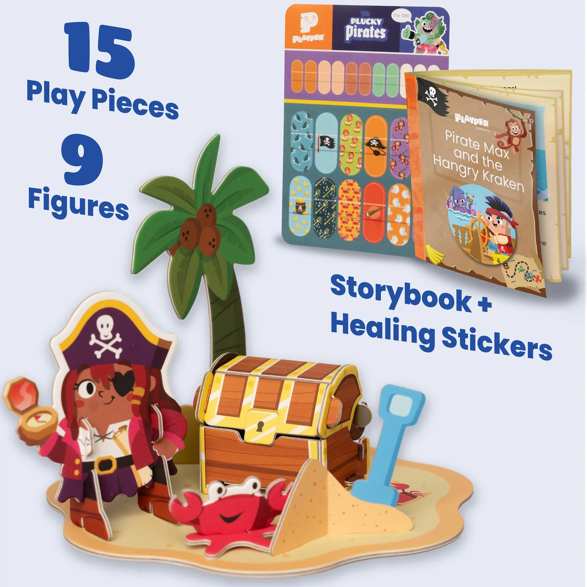 Banana-Rama Pirate Ship: Plucky Pirates Buildable Playset - Cindi Book