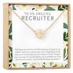Recruiter Compass Necklace
