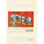 Vintage Lined Notebook Greetings from Alabama - Paperback