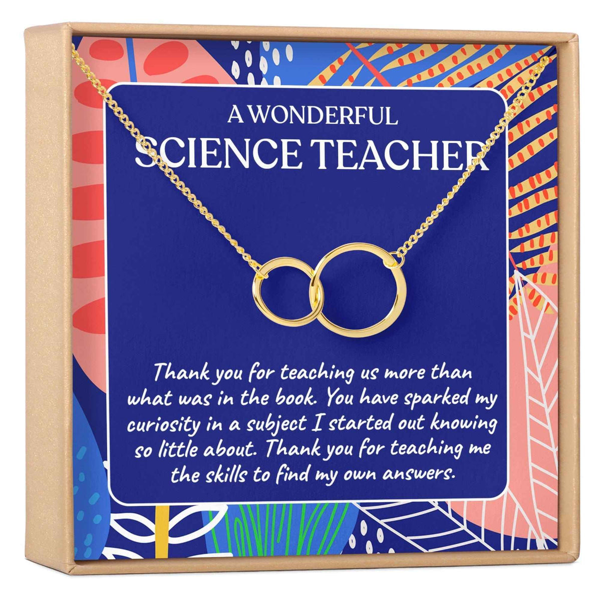 Science Teacher Necklace, Multiple Styles Jewelry