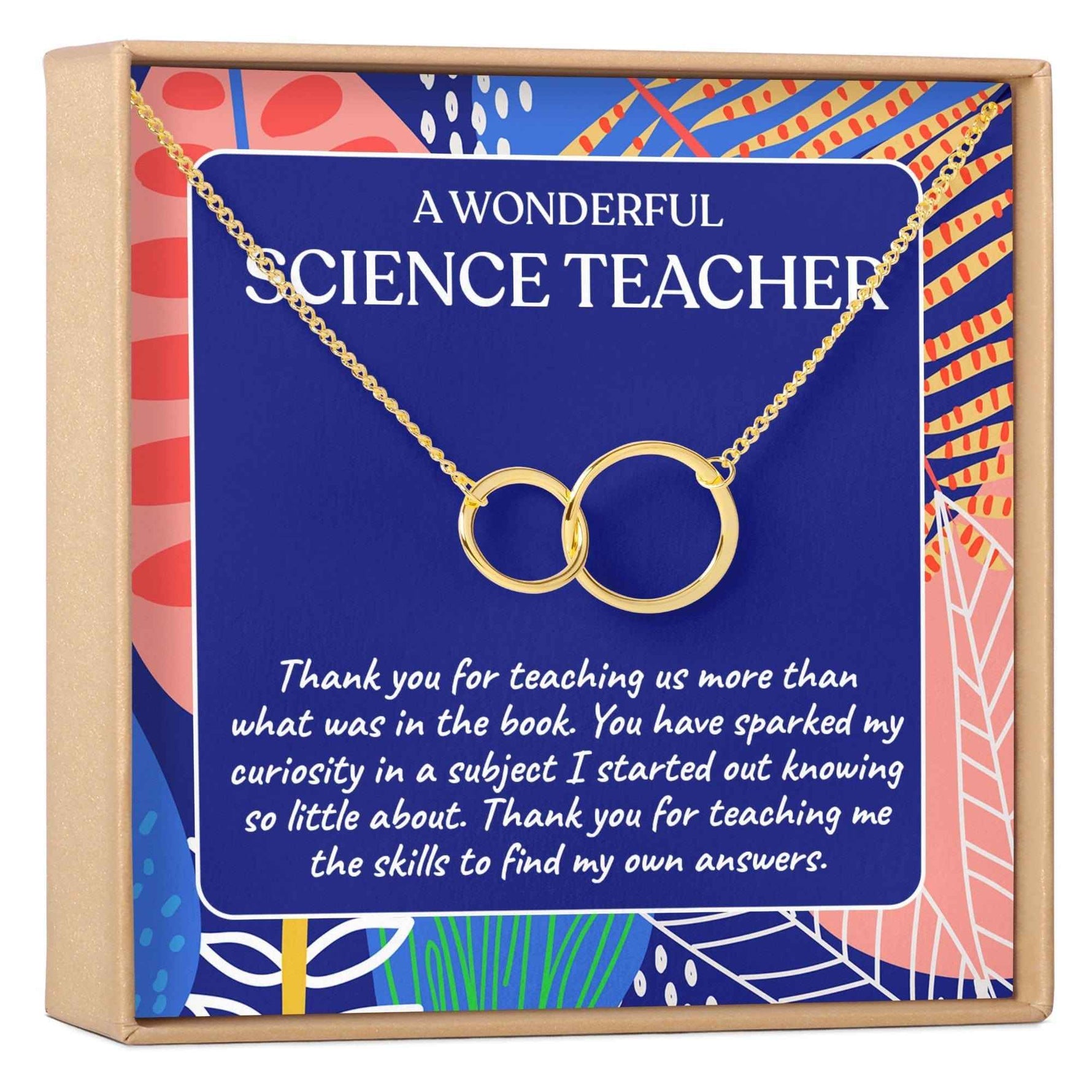 Science Teacher Necklace, Multiple Styles Jewelry