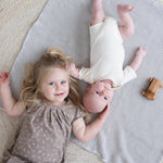 Seafoam Waffle Baby Blanket