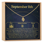 September 11th Virgo Necklace