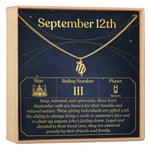 September 12th Virgo Necklace