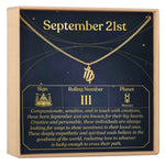 September 21st Virgo Necklace