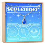 September Birthday Gemstone Necklace