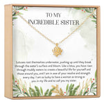 Sister Lotus Necklace