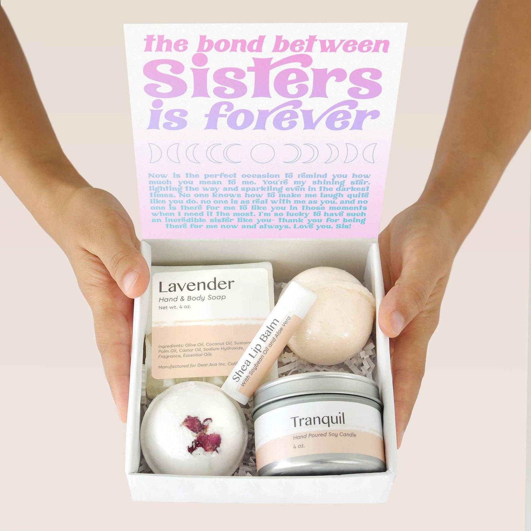 Sisters DoubleCircleNecklace Gift Box Set