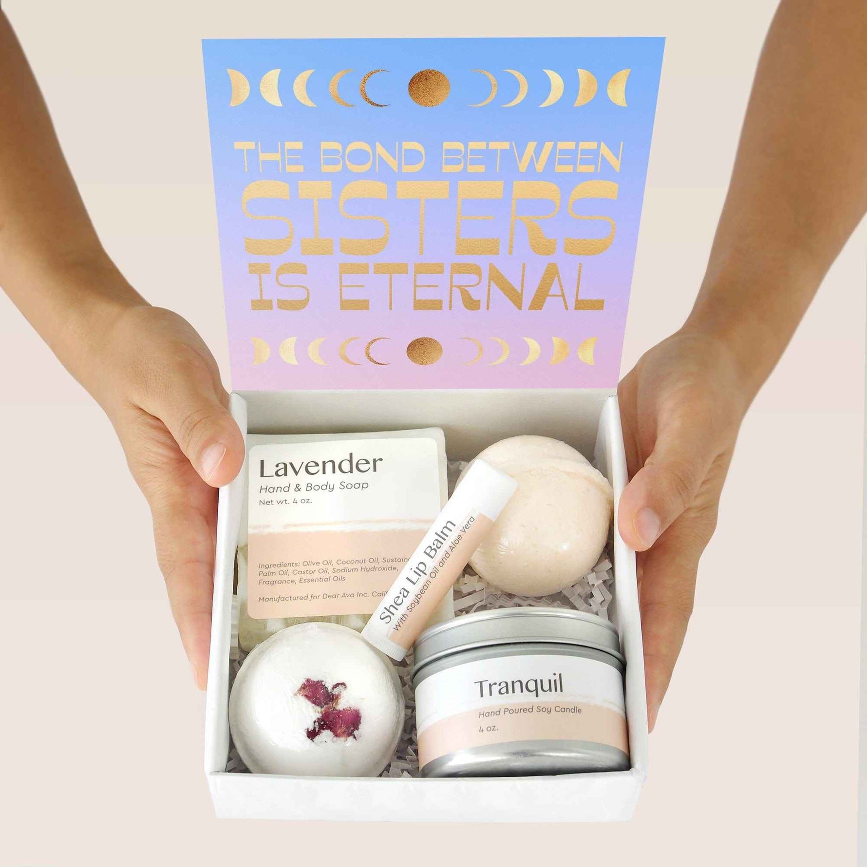 Sisters DoubleCircleNecklace Gift Box Set