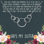Sisters Five Circles Necklace