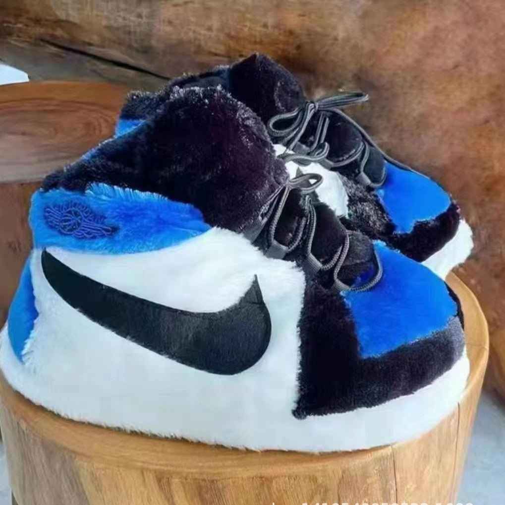 Sneaker Slippers  royal Blue OG Jordan 1 unisex for adults&kids