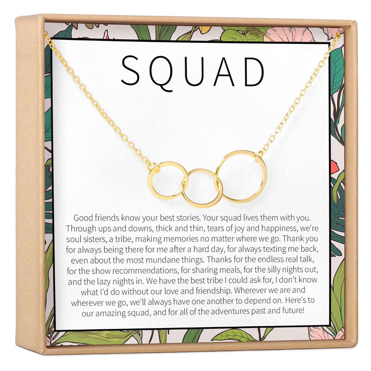 Squad Necklace, Multiple Styles