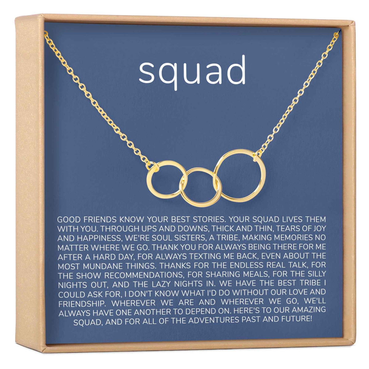 Squad Necklace, Multiple Styles