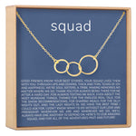 Squad Necklace, Multiple Styles
