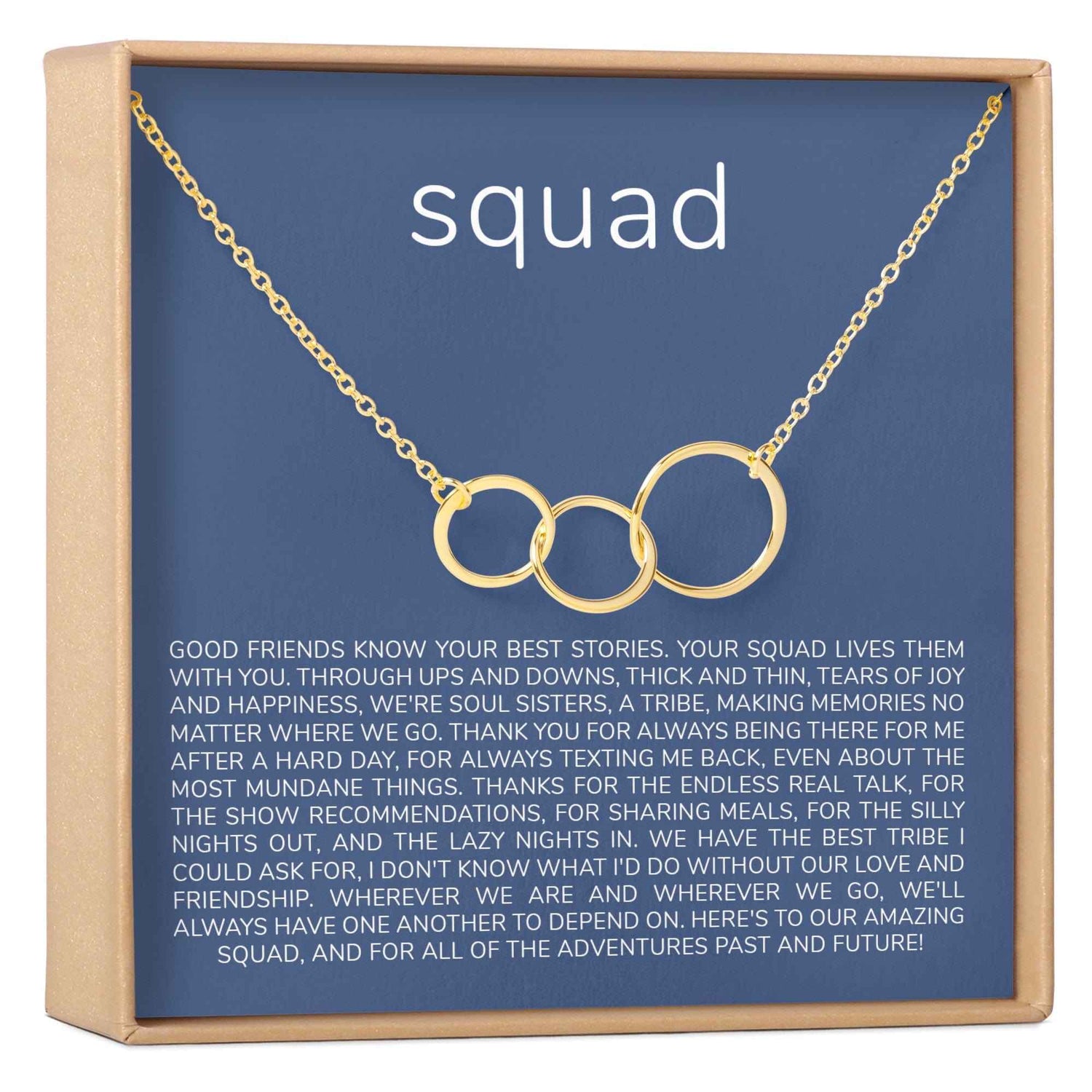 Squad Necklace, Multiple Styles