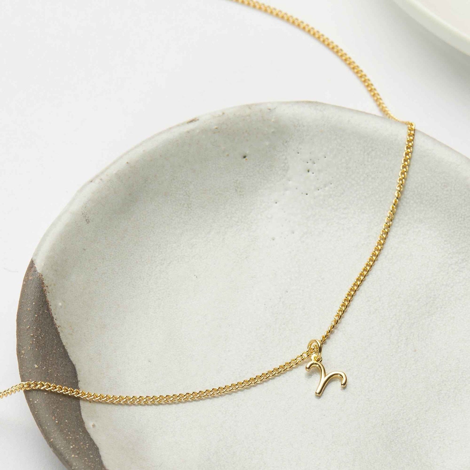 Starry Night Aries Zodiac Necklace