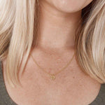 Starry Night Cancer Zodiac Necklace