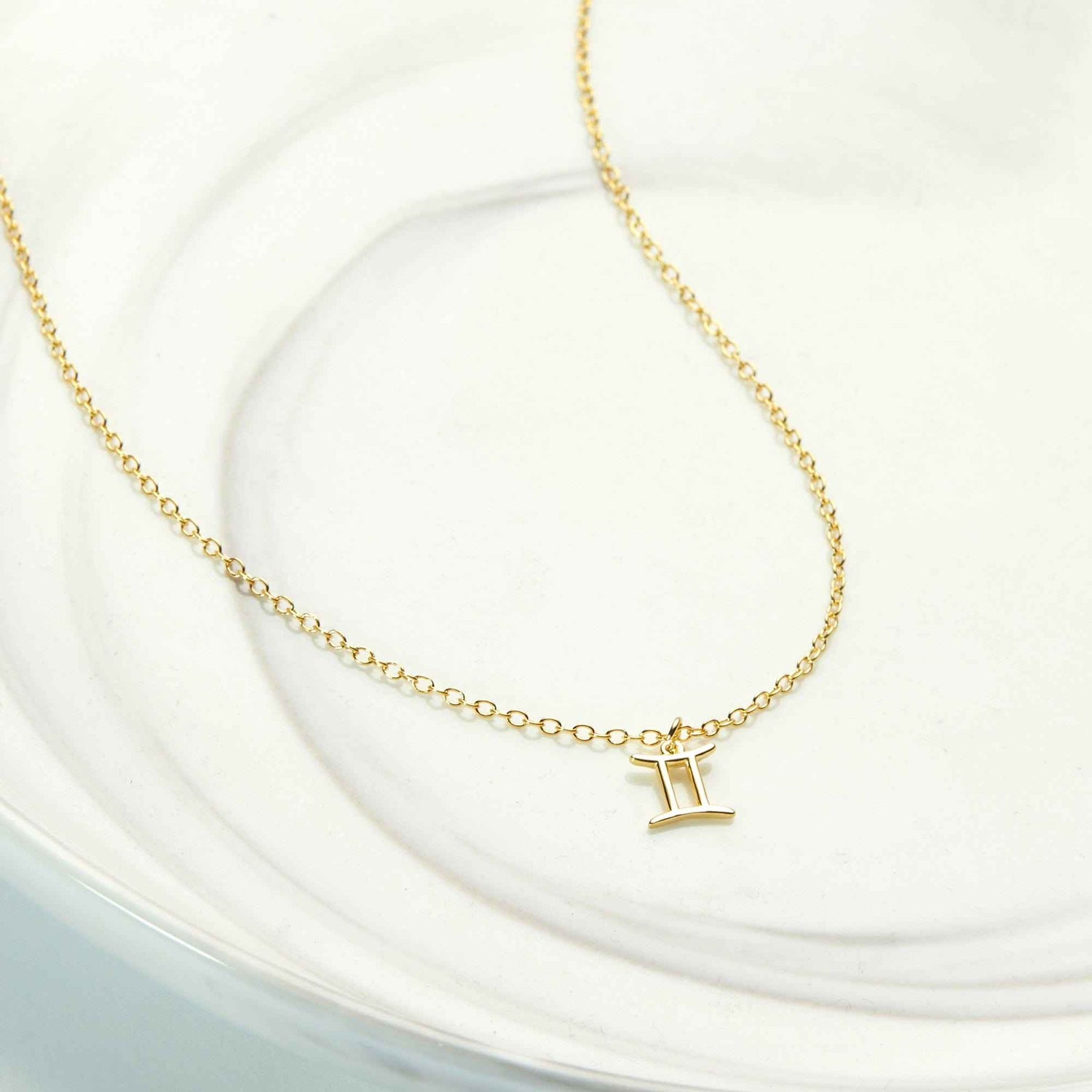 Starry Night Gemini Zodiac Necklace