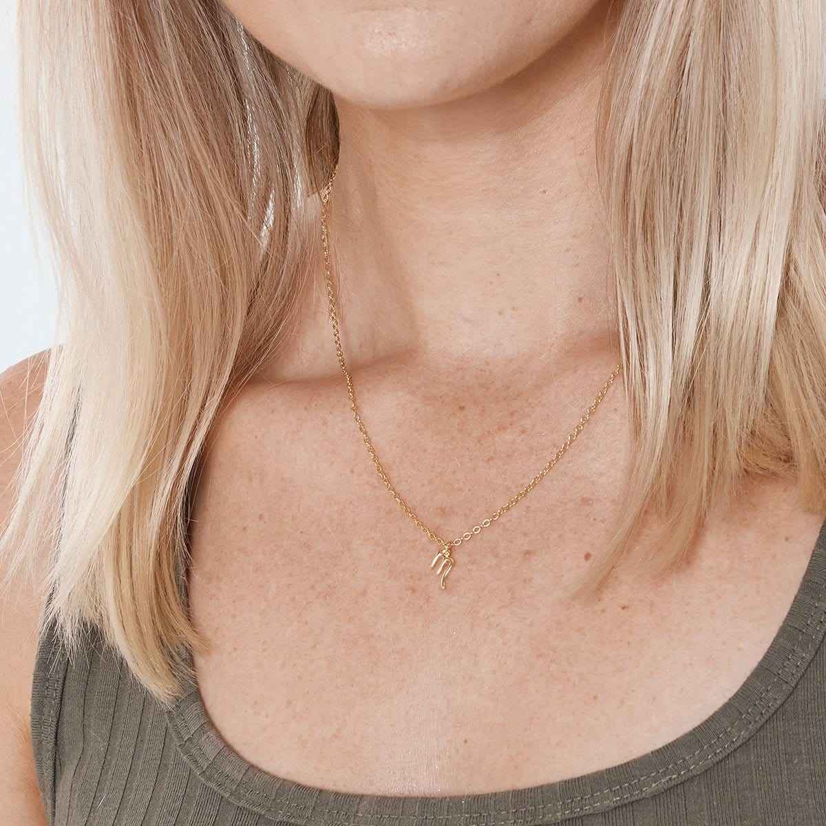 Starry Night Scorpio Zodiac Necklace