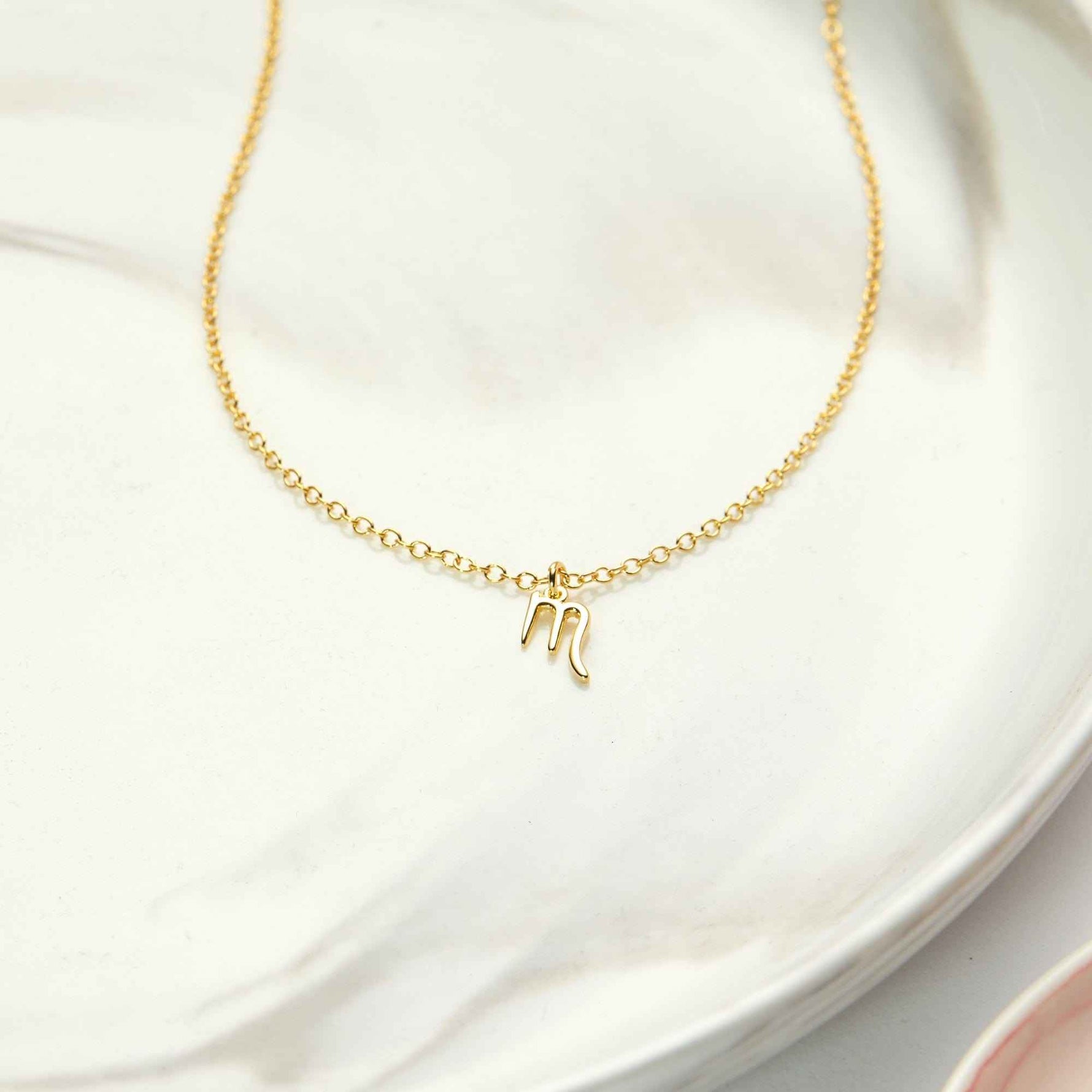 Starry Night Scorpio Zodiac Necklace