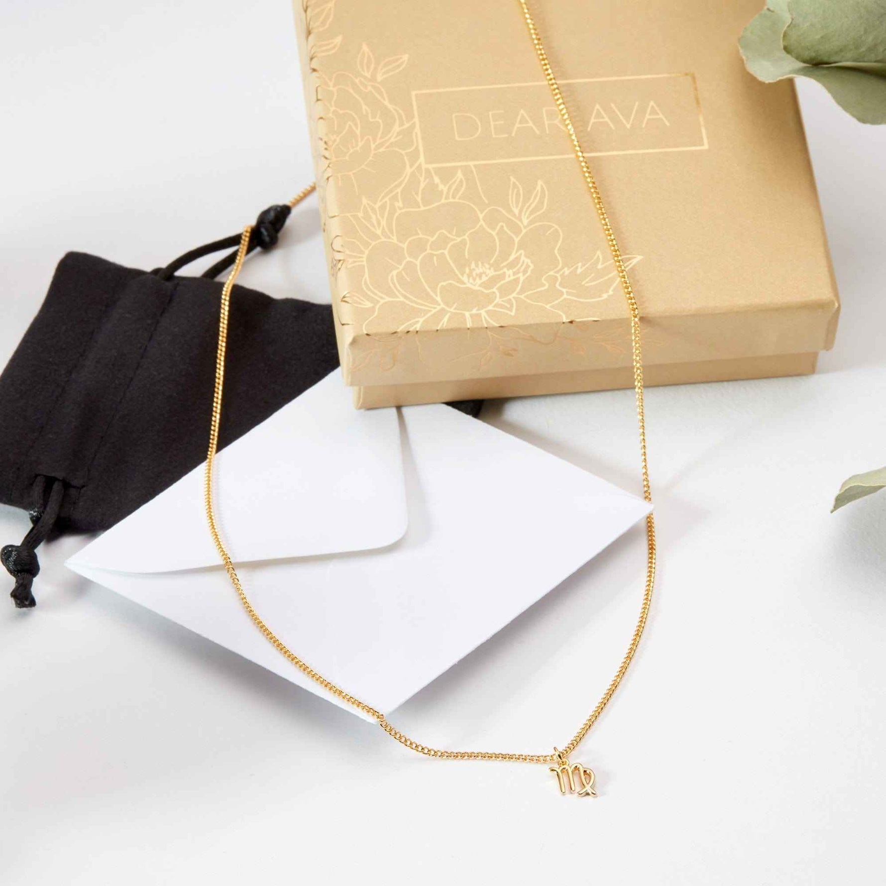 Starry Night Virgo Zodiac Necklace