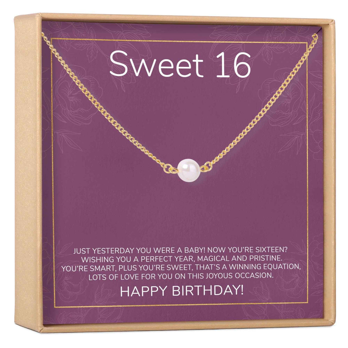 Sweet 16 Necklace, Multiple Styles