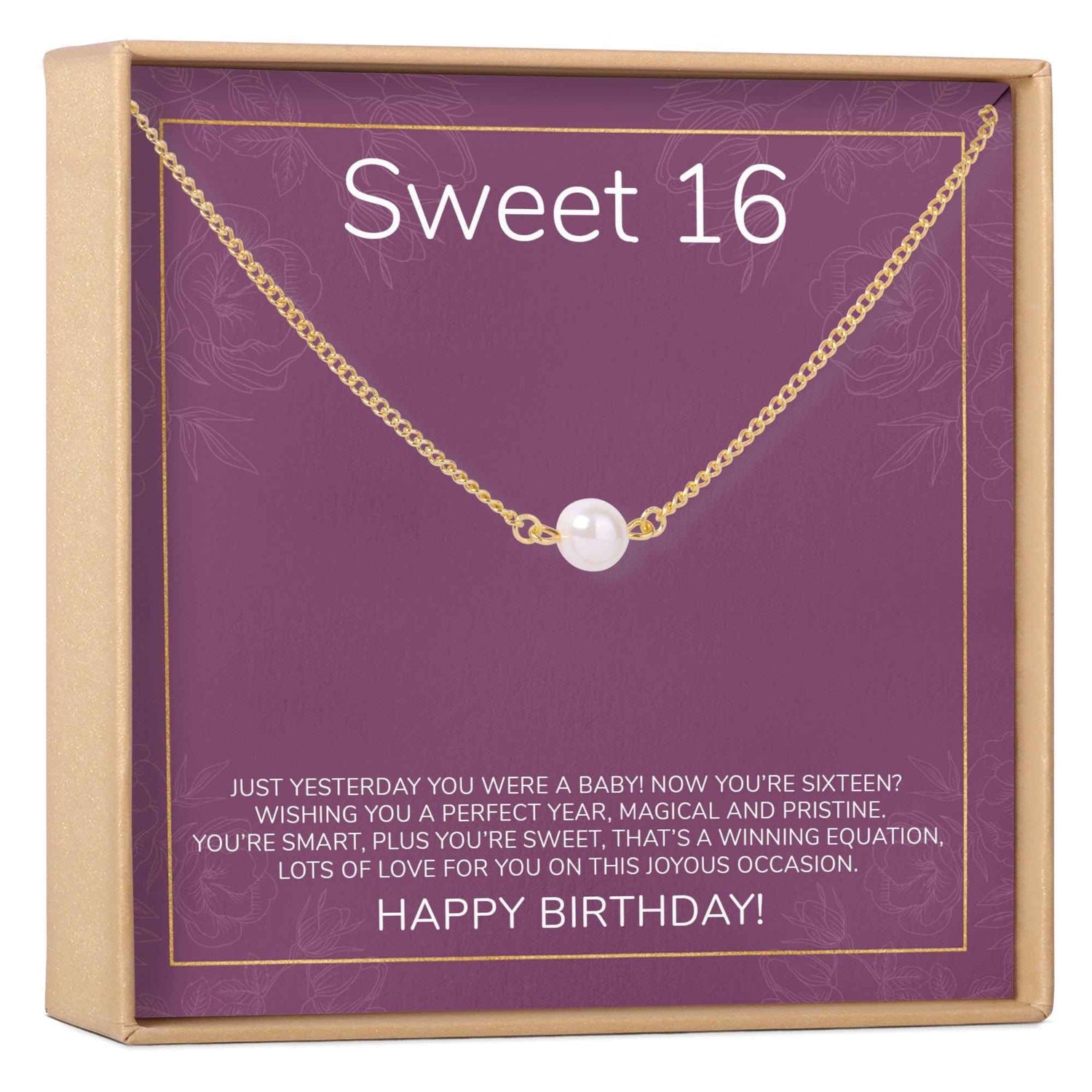 Sweet 16 Necklace, Multiple Styles