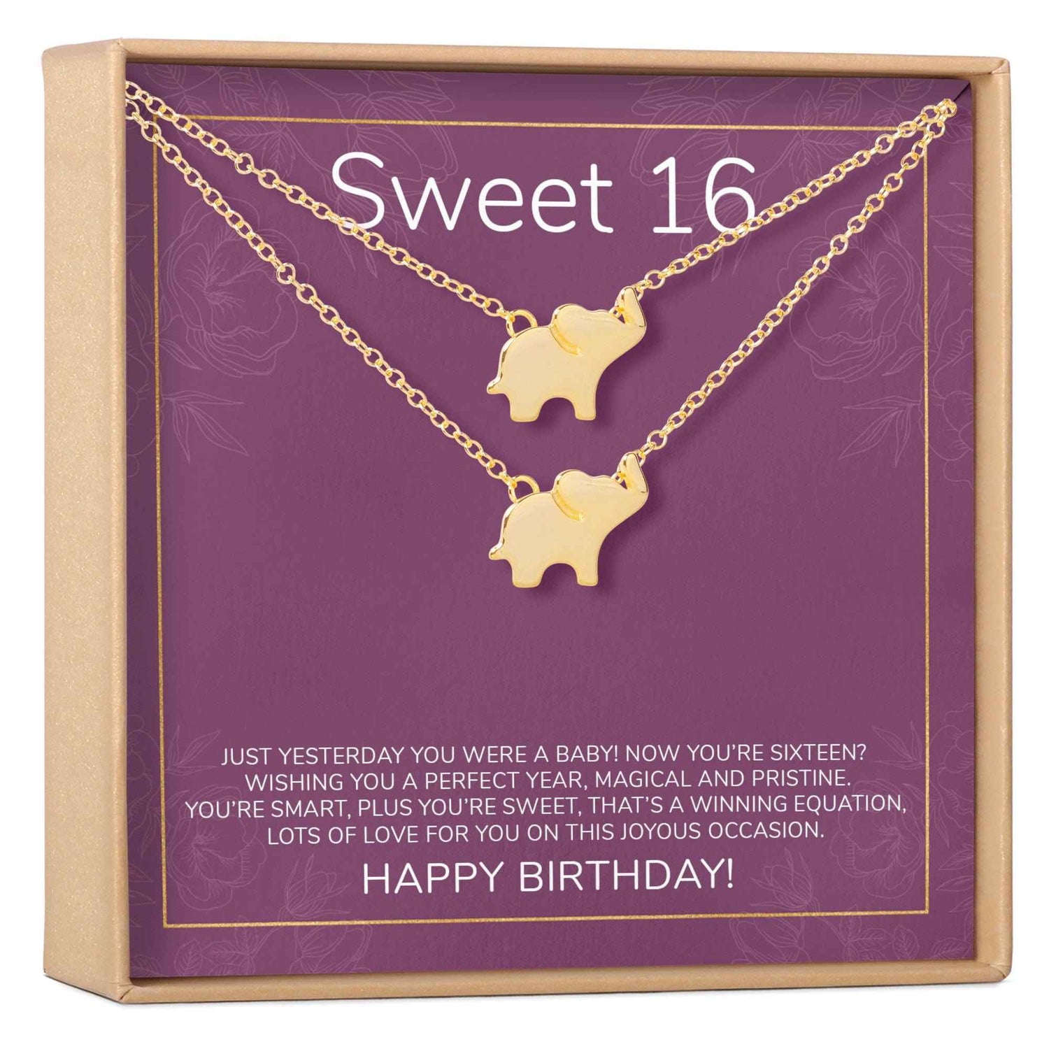 Sweet 16 Necklace, Multiple Styles