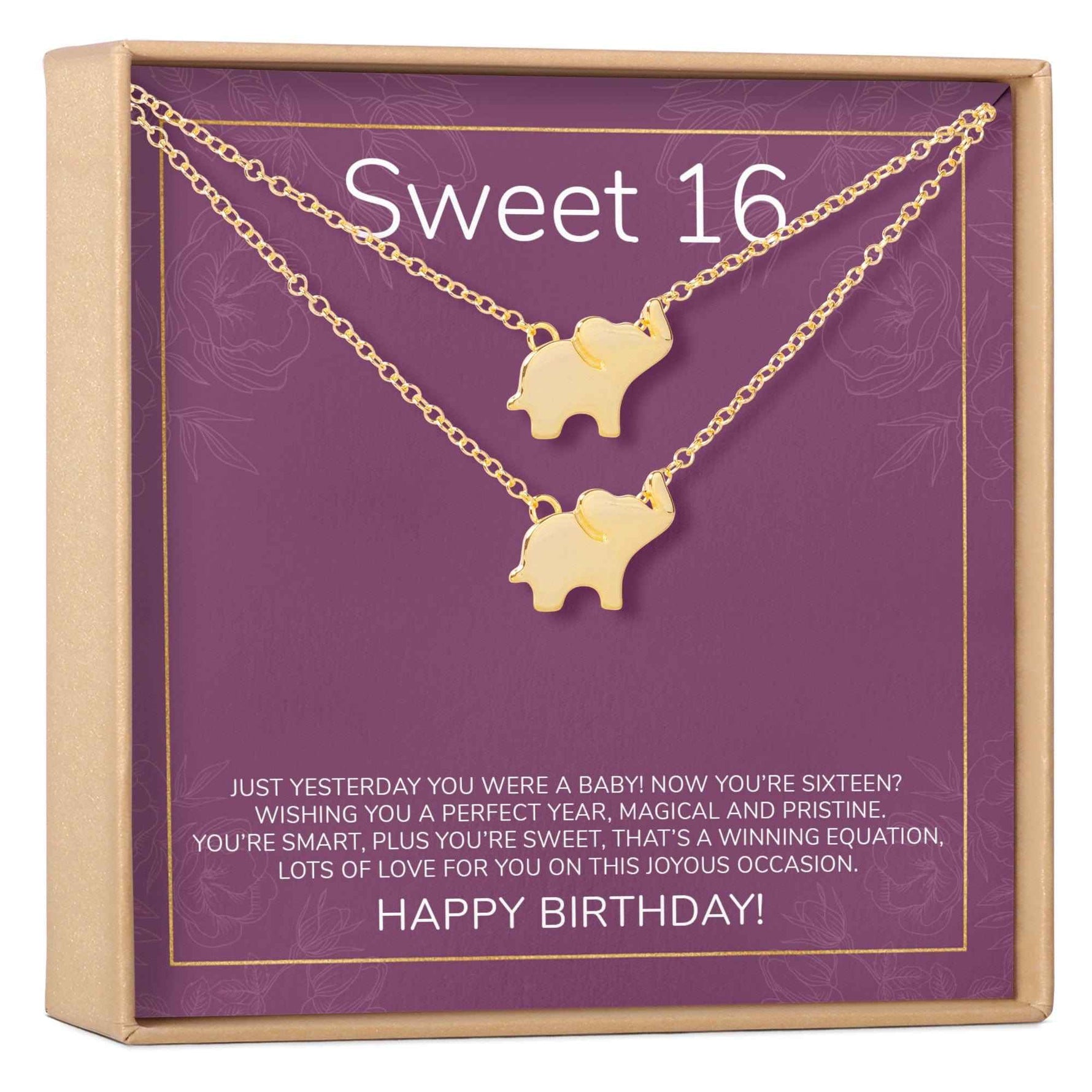 Sweet 16 Necklace, Multiple Styles