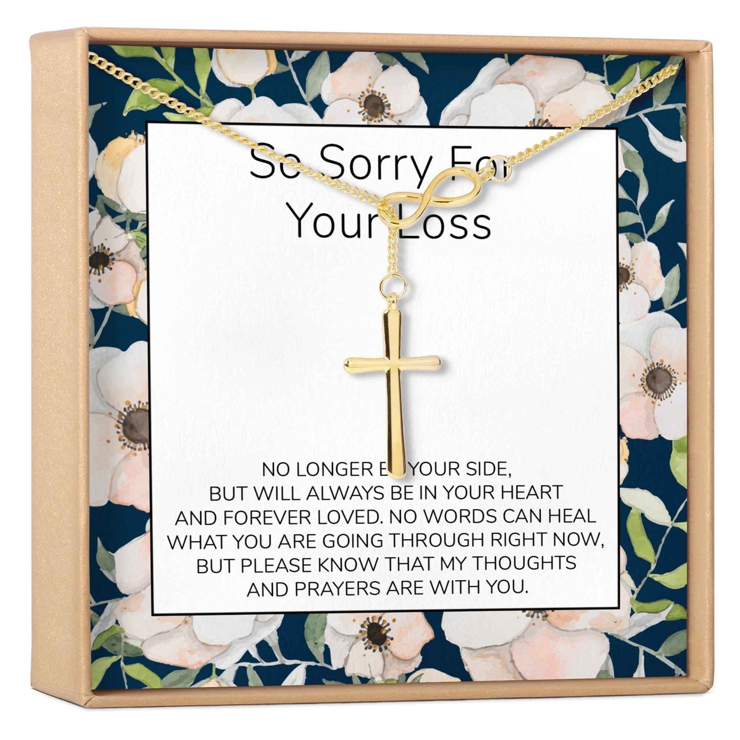 Sympathy Infinity Cross  Necklace
