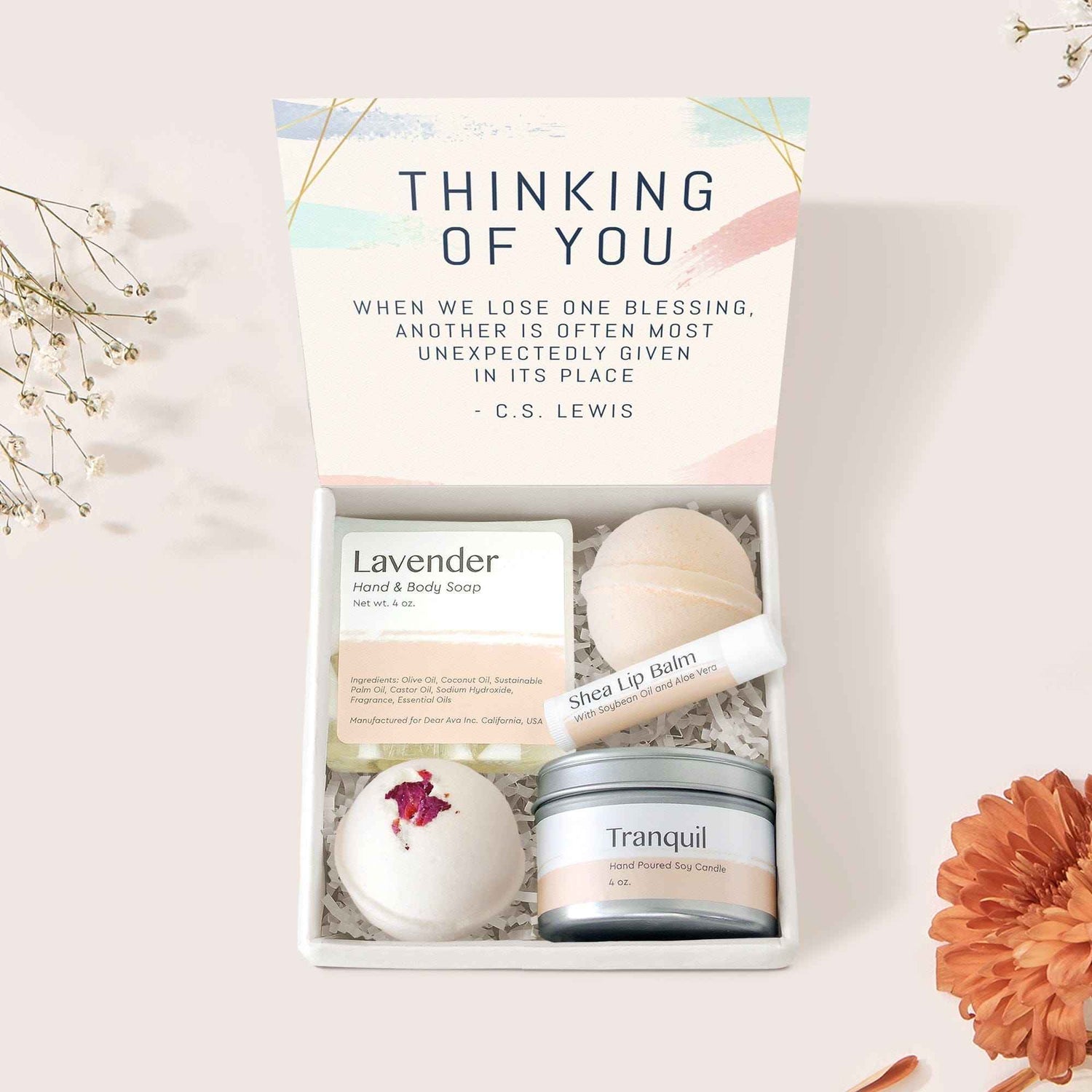 Sympathy Pearl Necklace Gift Box Set
