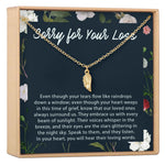 Sympathy Wing Pendant Necklace