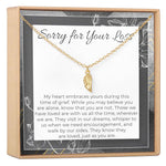 Sympathy Wing Pendant Necklace