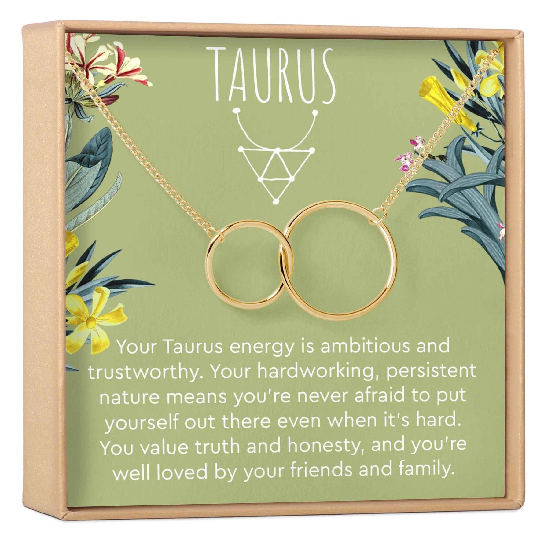 Taurus Zodiac Gift Necklace