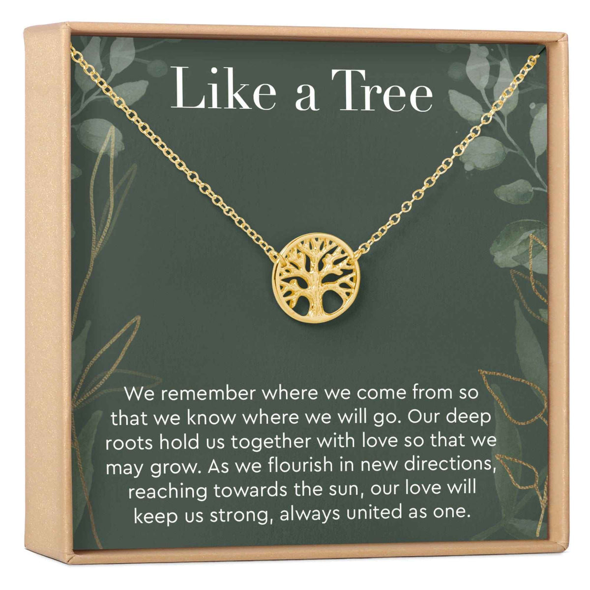 Tree Necklace Gift