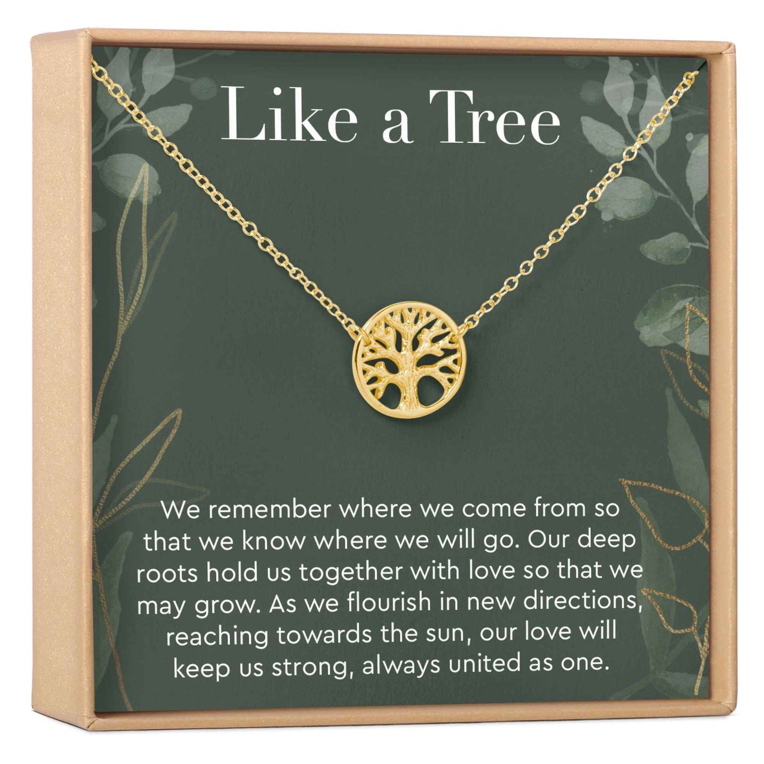 Tree Necklace Gift