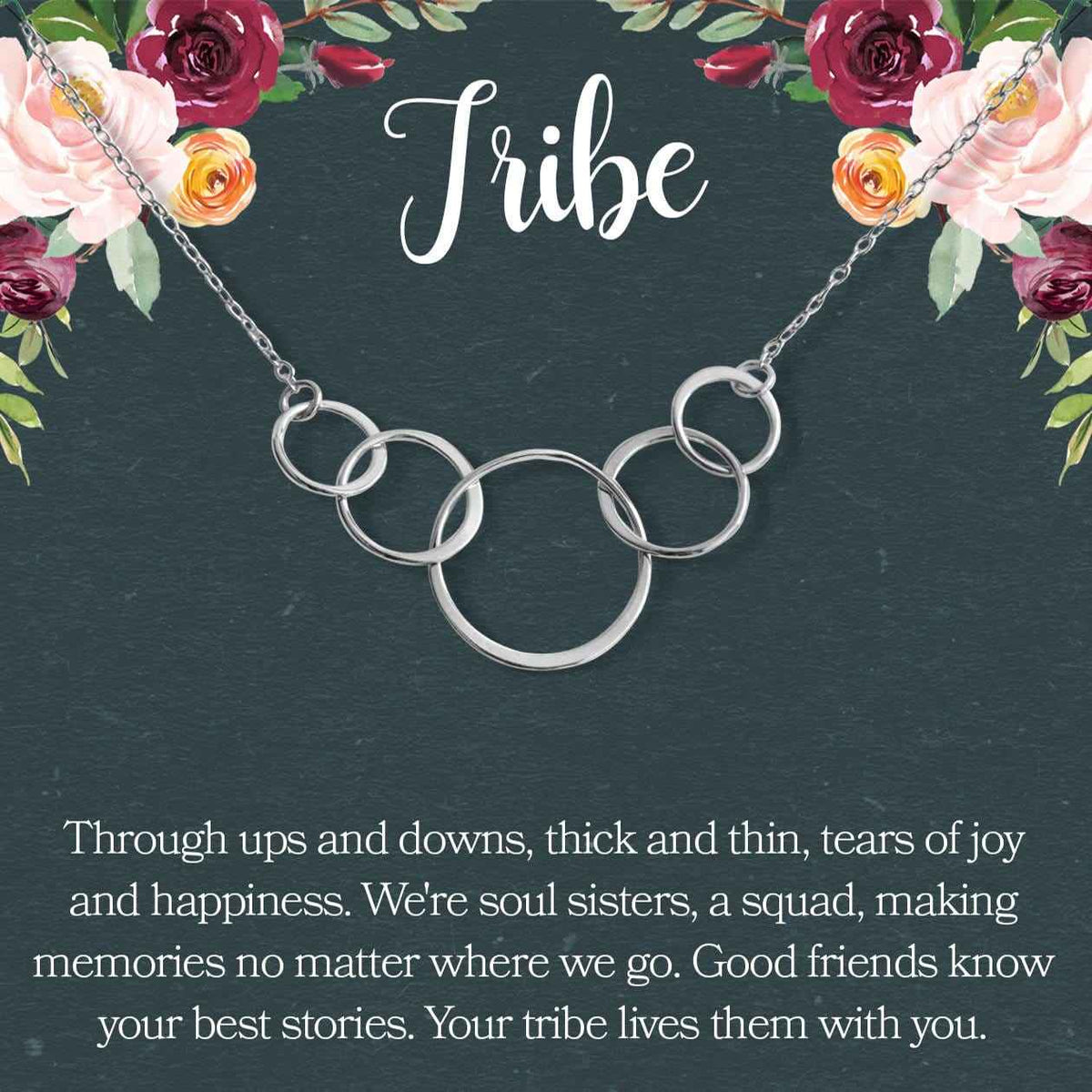 Tribe Five Circles Necklace