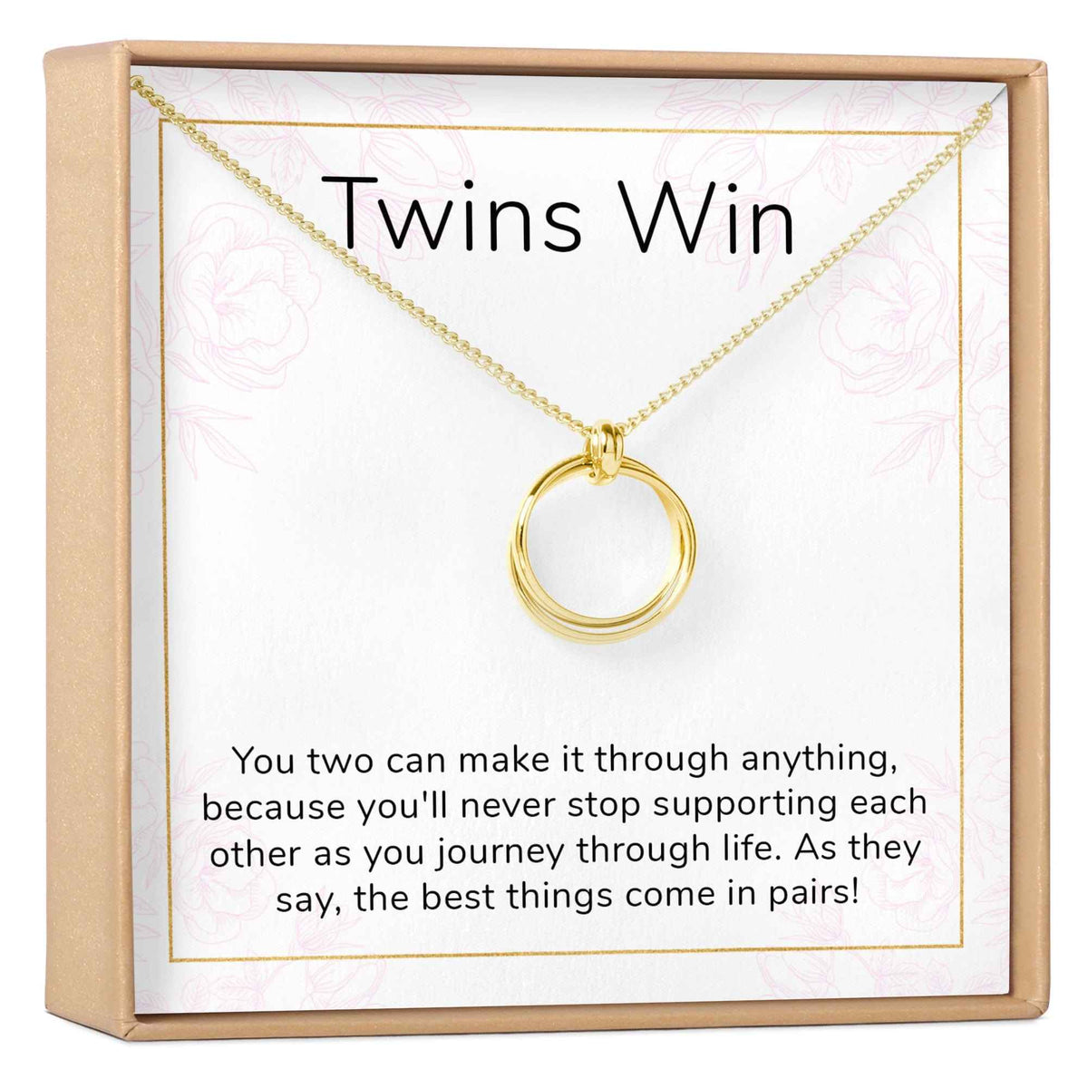 Twin Sister Gift Necklace