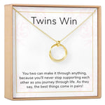 Twin Sister Gift Necklace