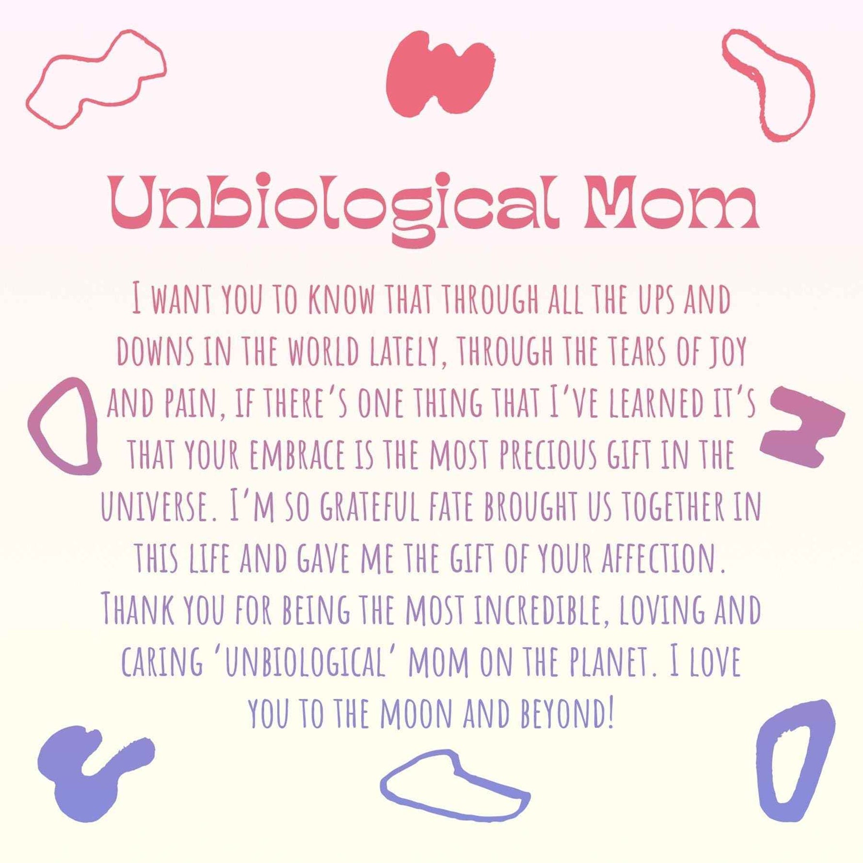 Unbiological Mom  Gift Box Set