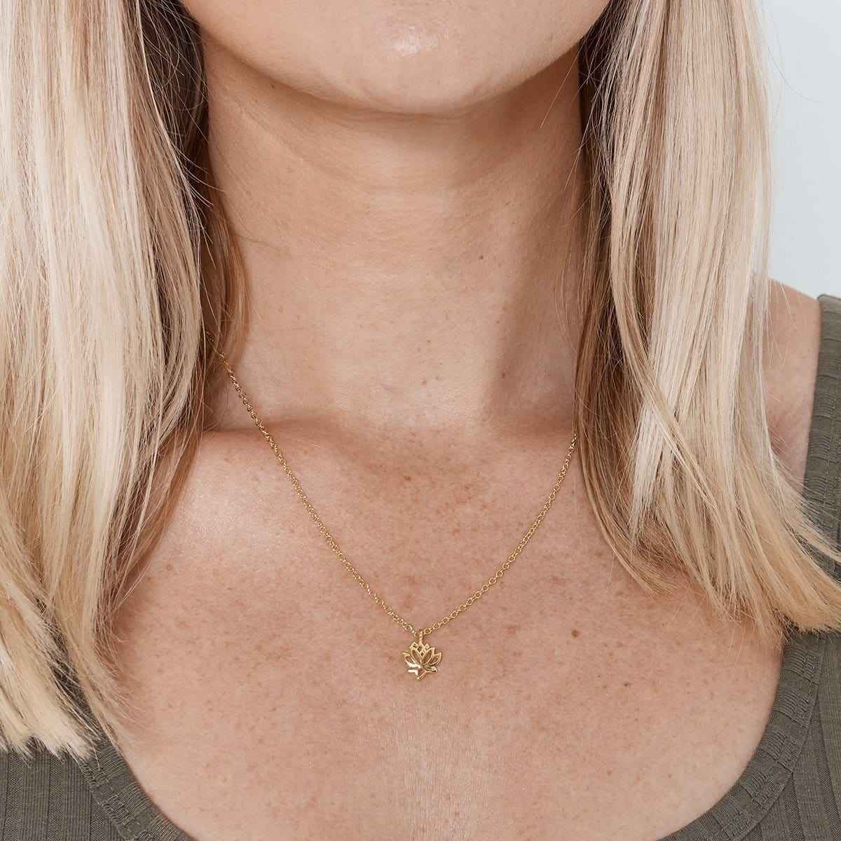 Unbiological Mom Lotus Necklace