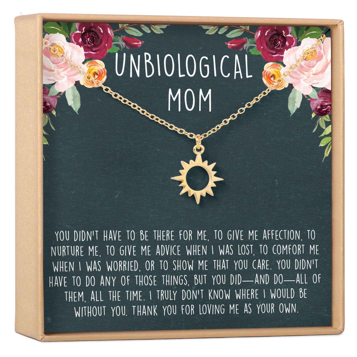 Unbiological Mom Necklace, Multiple Styles Necklace