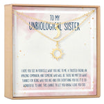 Unbiological Sisters Sun and Moon Pendants Necklace Set
