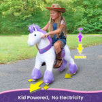 Model U Ride-On Unicorn Age 3-4 Purple