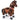 Model U Ride On Horse Toy Age 3-4 Chocolate